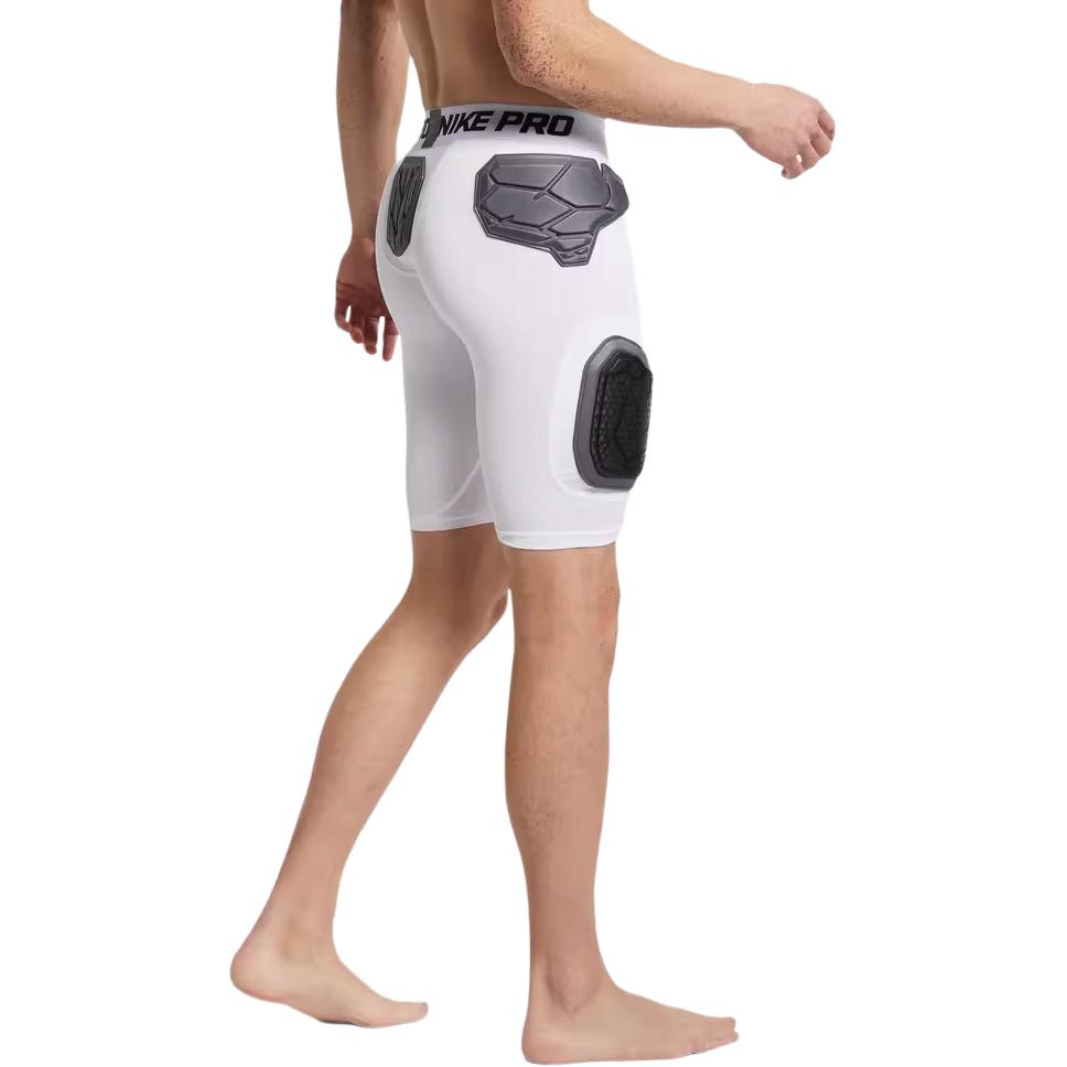 Nike Мужские padded футбольные шорты Pro HyperStrong Белый Черный AQ2732-100