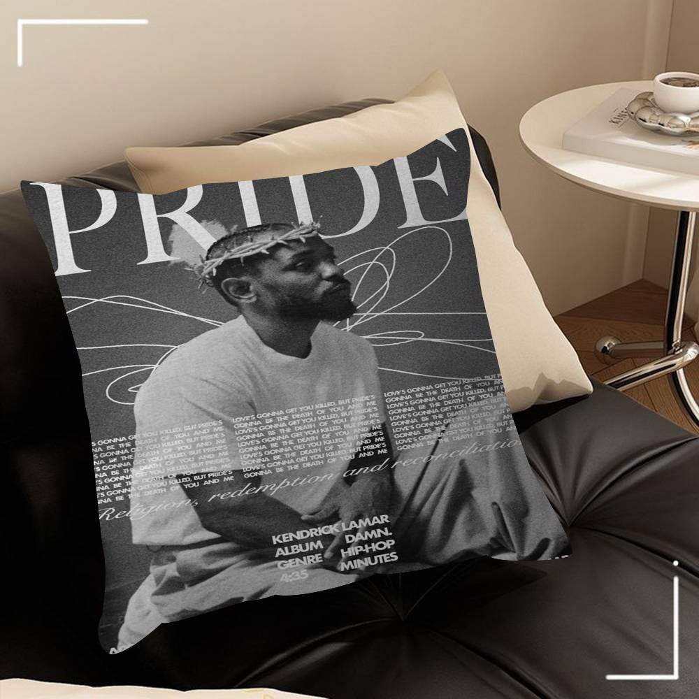 Kendrick Lamar Cushion Cover Inches Farmhouse Decor Home Throw Pillow Covers For Couch Decorations