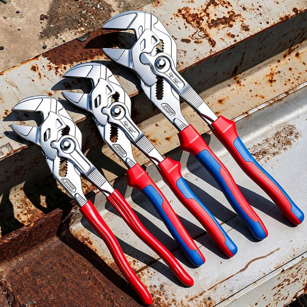 Adjustable Clamp Water Pump Pliers Eagle Beak Design Large Opening Pipe Clamp Household Repair