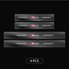 2026 Hot 4pcs Car Door Sill Bumper Protector Emblems 3D Stickers Car Styling For Audi  A3 A4 A5 A6 A7 A8 Q2 Q3 Q5 Q7 Q8 S7 S8 S3 S4 RS5