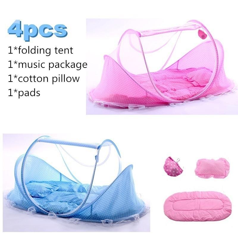 Складная палатка, зимняя детская кровать, палатка, матрас для кроватки, портативная складная москитная сетка, дорожная кровать для новорожденных
