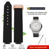 20-13 мм Для HUBLOT BIG BANG Силиконовый Водонепроницаемый Женский Ремешок для Часов Цепочка Аксессуары для Ремешка Часов Резиновый Женский Браслет