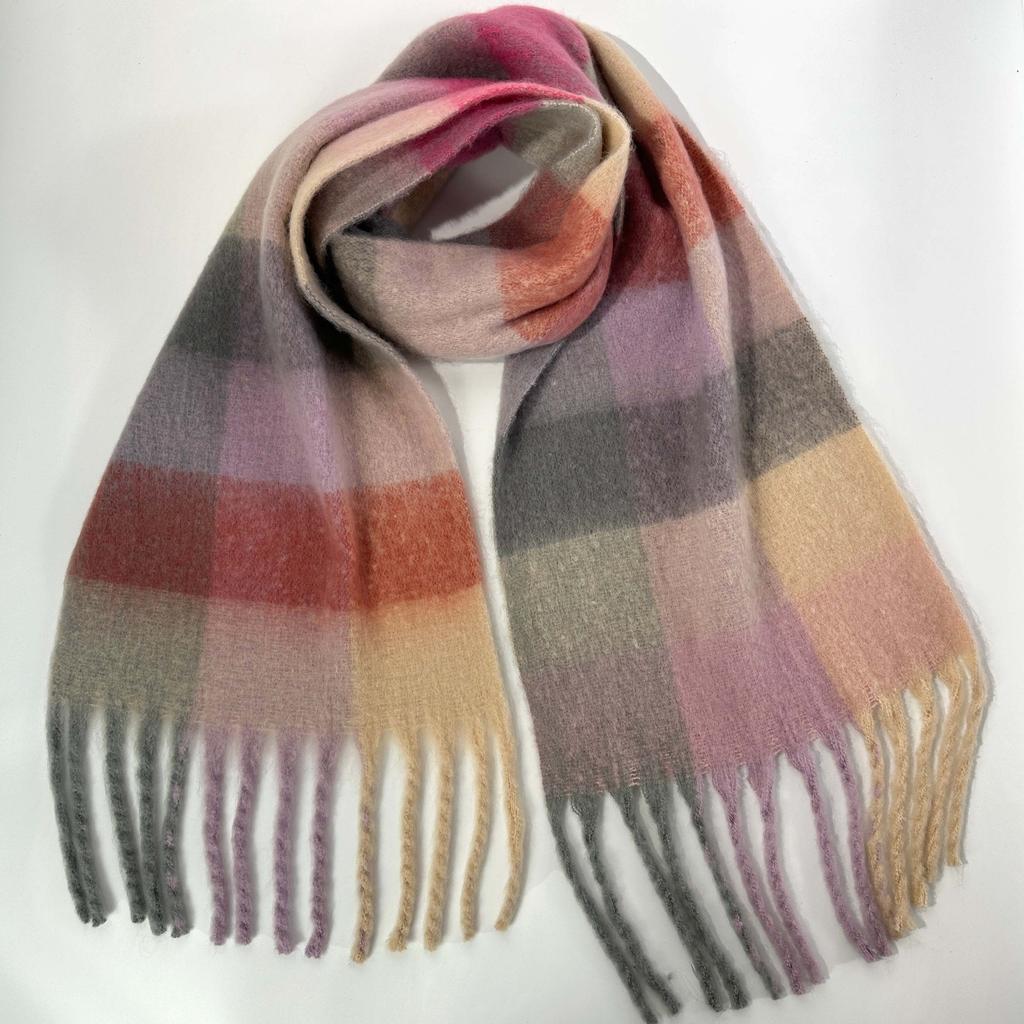 Scarf Warm Scarf Large Shawl Plaid Plaid