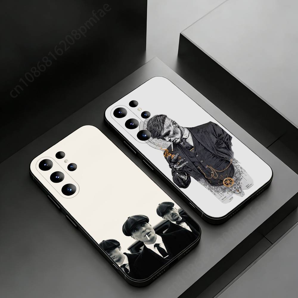 Крутой чехол для телефона P-Peaky B-Blinders для Samsung Galaxy S24,25,26,23 22,21,S20 Plus Ultra FE мягкие чехлы fundas