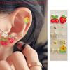 10 пластырей Массажные семена Стикеры для надавливания на уши Стикеры для точек ушей Акупунктурные Аурикулярные Наклейки для ушей Вишня и Клубника