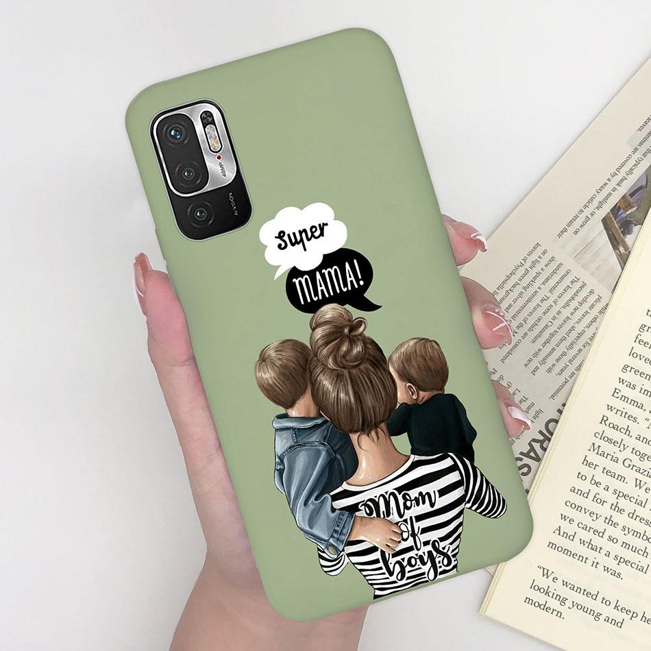 For Xiaomi Redmi Note 10 10T 11 SE 5G Case Pilot Cartoon Pattern Soft Silicone Back Cover For Xiaomi Poco M3 Pro 5G New Bumper