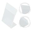 Display Stand Tickets Transparent 1pc 7.5x11cm Business Cards