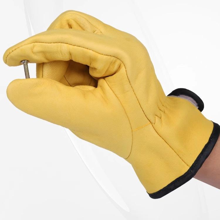Сварочные перчатки из овчины, устойчивые к аргоновой дуге — дышащие, износостойкие, не дающие ожогов, гибкая изоляция для обслуживания сварщиков