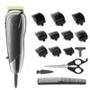 Home Haircutting Corded Clipper Kit with Adjustable Taper Lever, Combs, Scissors,and 10 Coded Guards for Easy Clipping & Trimming