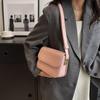 Ladies Handbag Mini Leather Cute Solid Color Armpit Bags New Simple Designer Handbag Lady Shoulder Underarm Crossbody Bag