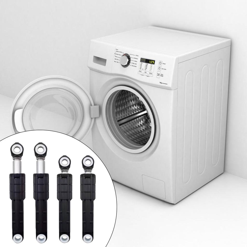 Комплект из 4 амортизаторов стиральной машины повышенной прочности. Заменяет распространенные номера деталей. Компонент для снижения шума для стиральной машины