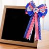 День независимости Бант Декоративный реквизит, Праздничный флаг Звездный полосатый бант Лента Подвеска