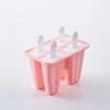 Creative Ice Box Silicone  Cream Mold Reusable DIY Popsicle Mould   4 Grids 6    Kitchen Accessories