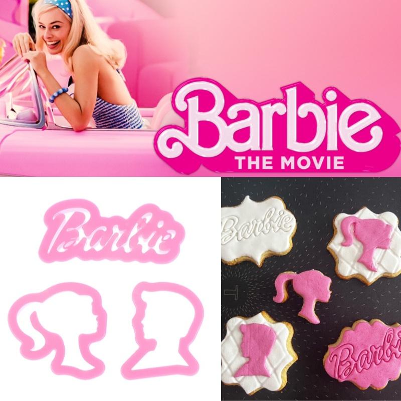Createklat Барби Принцесса Форма для печенья Неправильной формы Пластиковый набор инструментов для выпечки Для DIY украшения торта