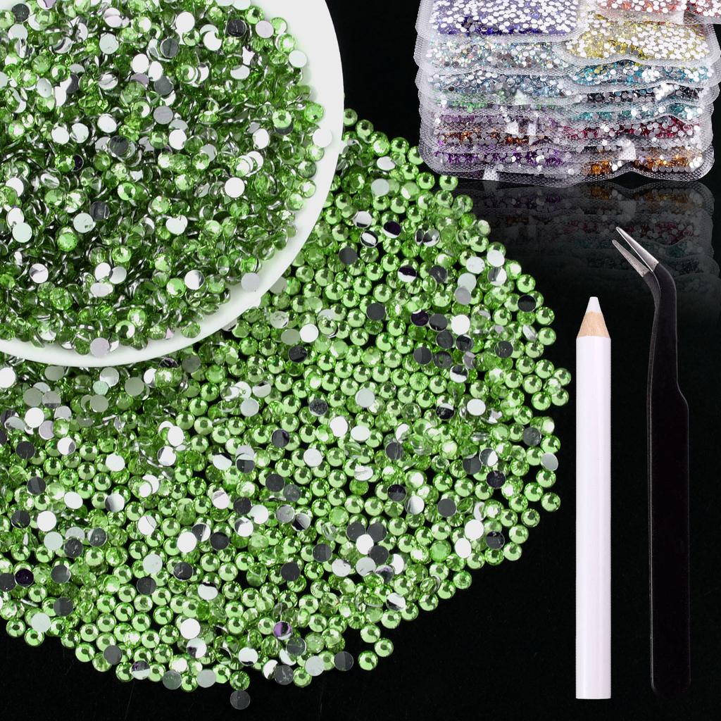 2Mm3Mm4Mm Flat Bottom Resin Drill Diy Handmade Mobile Phone Case Beauty Sticker Drill