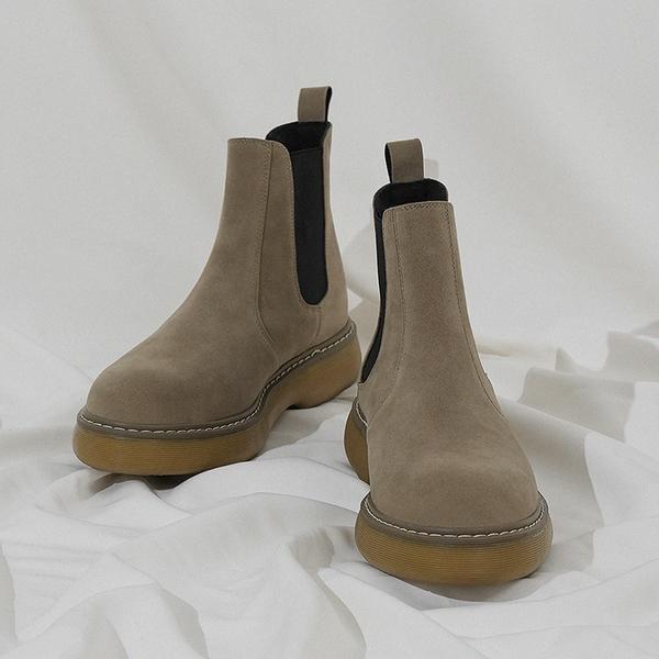 Pascologen MS5600-BE Ботинки Челси Kobe Oversole Бежевые [250~280 мм]-MS5600-BE