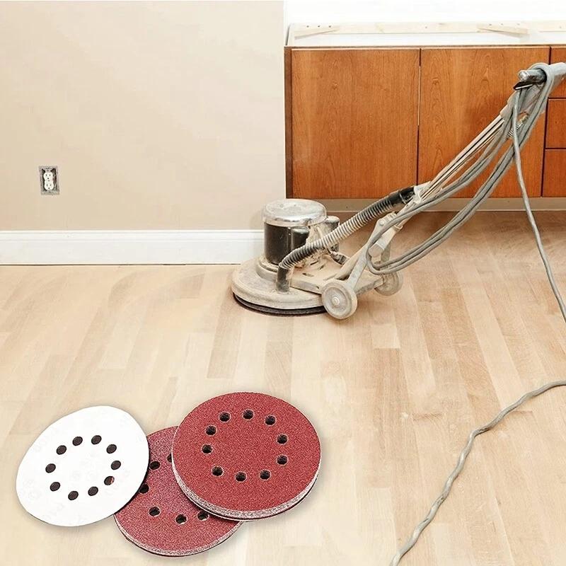 DE Warehouse 24H Shipping Free Delivery 25pcs 9inch Aluminum Oxide Sanding Discs 36-240 Grit with 10-Hole Hook and Loop