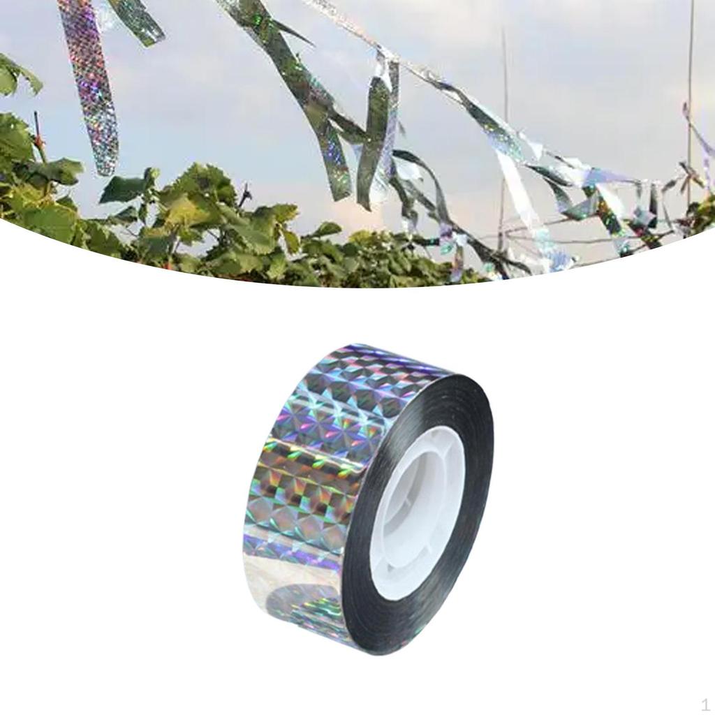 Лента для отпугивания птиц, светоотражающая, предотвращает нападение птиц, двухстороннее средство отпугивания