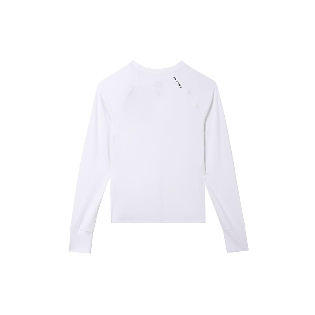 Nike Удобная футболка с длинным рукавом Женские топы Белый FV7846100