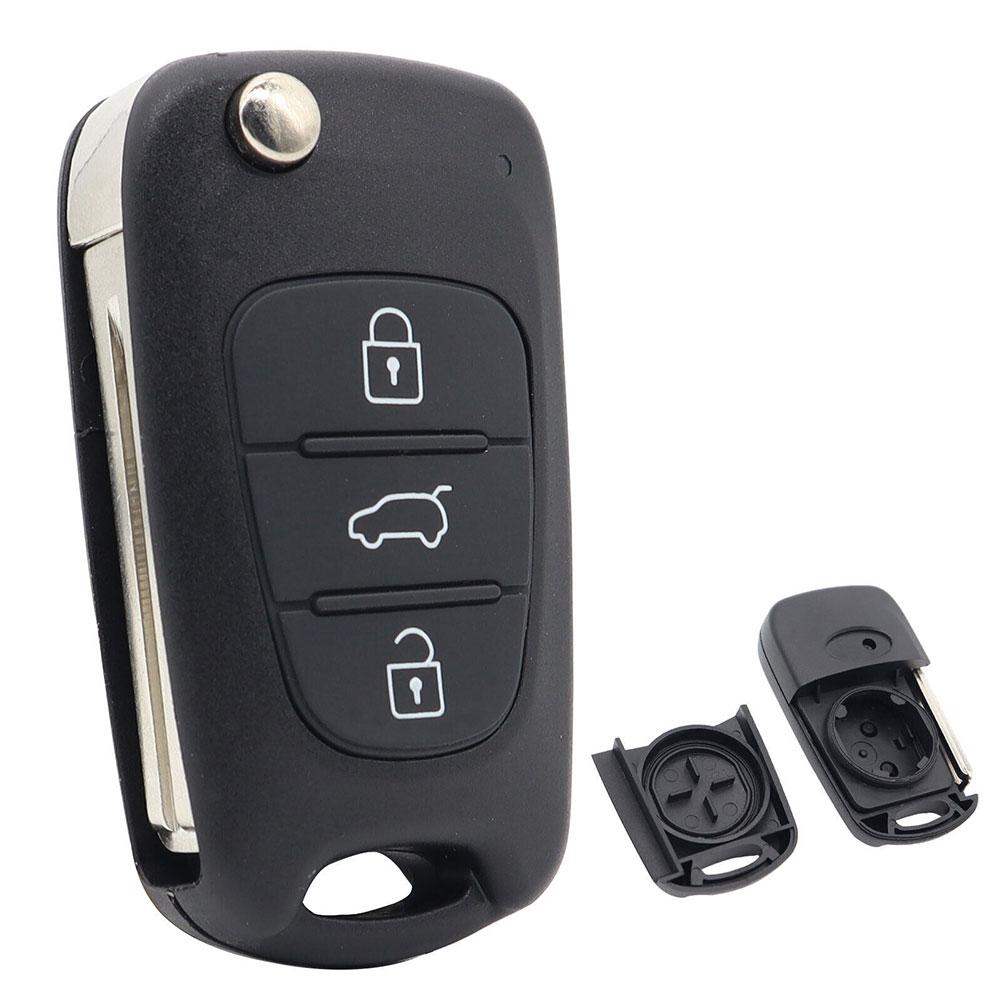 3 Buttons Car Remote Key Case Key Shell Cover For Hyundai IX30 IX35 Tucson Elantra Verna Sonata Smart Remote Case Accessories