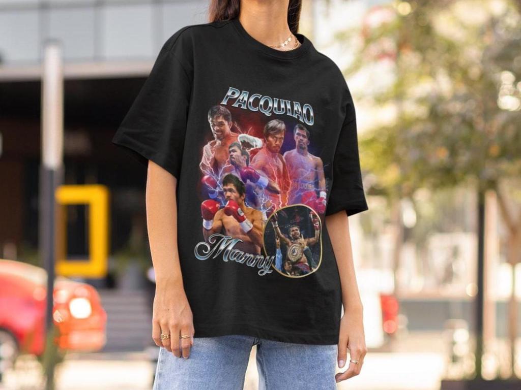 Manny Pacquiao Vintage Style UFC Boxing T-Shirt Retro 90's style Bootleg T-Shirt Oversized Sport Tee gift for UFC T-Shirt boxing Shirt Champ