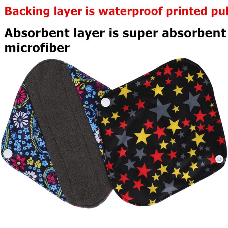 Гигиенические бамбуковые прокладки на угольной основе