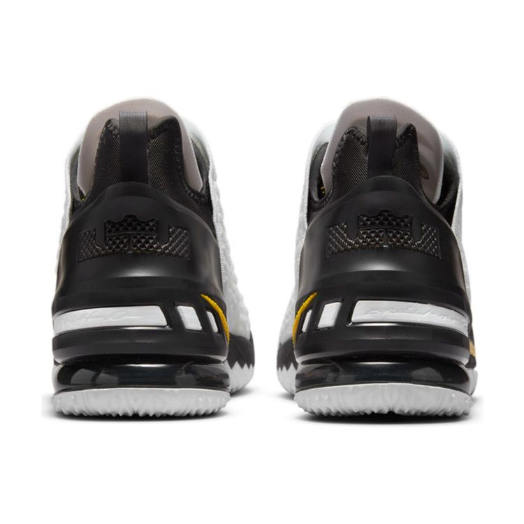 Nike Кроссовки унисекс LeBron 18 EP Home White Amarillo Black CQ9284-100