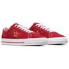 Converse One Star Fashion and Versatile Wear-resistant and Lightweight Low-Top Board Shoes Unisex Same Red