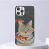 Мягкий чехол с милым рисунком Lucky Cats для iPhone 11 12 13 Mini 14 Pro Max Apple Phone Cover X XS XR SE 7 Plus 8 + 6 6S 5S Funda Coqu