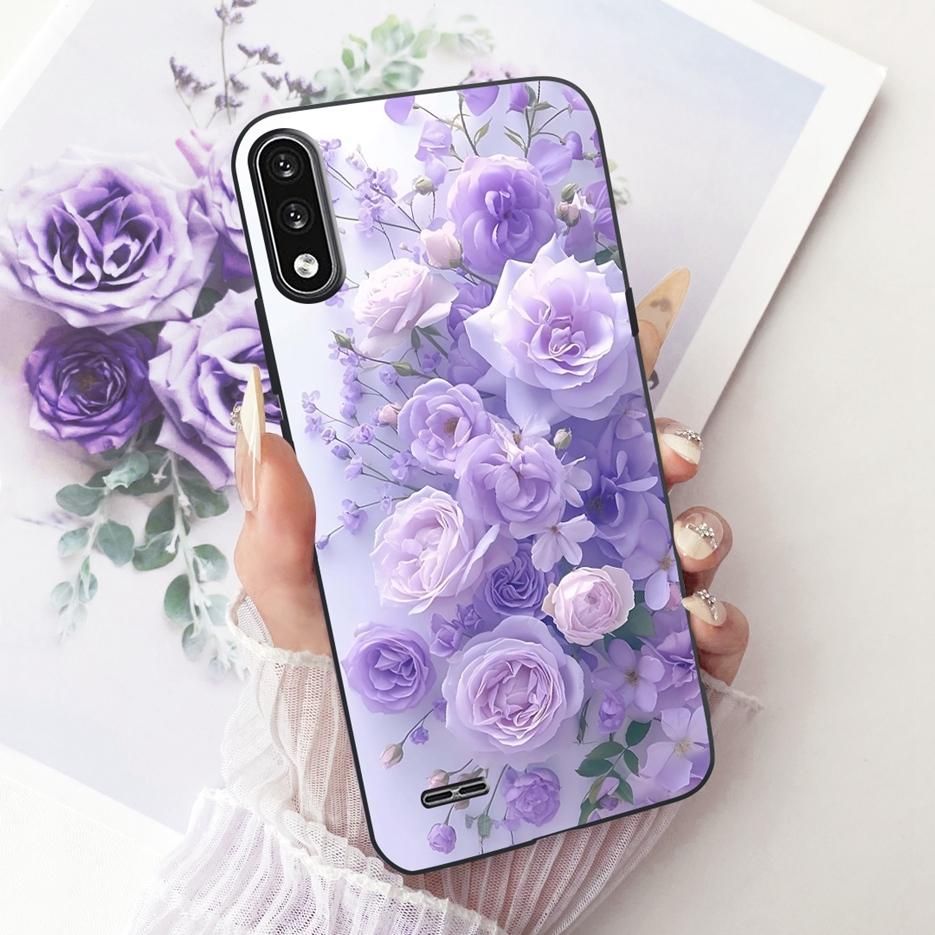 For LG K22 Case LM-K200 LMK200B Luxury Butterfly Tree Painted Cover Soft Silicone Phone Case For LG K22 K 22 LGK22 Fundas Bumper