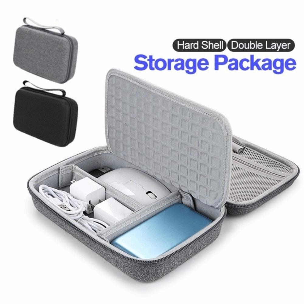 Shockproof Travel Electronics Organizer Large Capacity Portable Storage Bag Cable