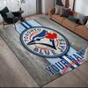 Custom Name Toronto Blue Jays2 Flannel Pattern Square Carpet,Area Rug,Carpet Rug for Living Room Bedroom Sofa Playroom Decor,Non-slip Floor Mat