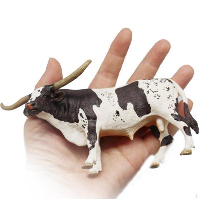 Корова Модель Ферма Животное Игрушка Настольное Украшение Ремесло Статуя Smulation Животные Фигурка для Мальчиков