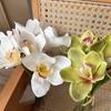 Magnolia Simulated Orchid Bouquet Real Touch Silk Fake Flower  Wedding Decoration