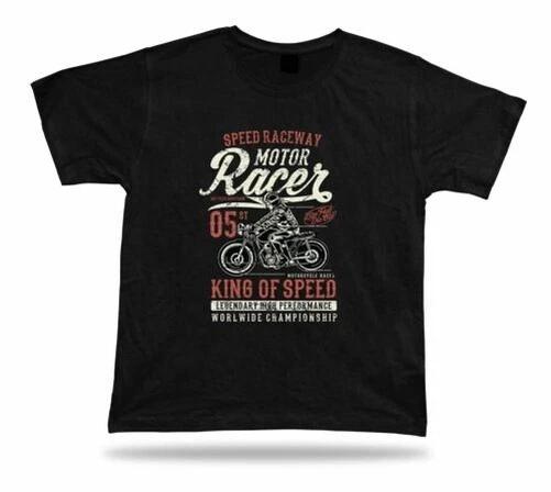 Motor Racer Live Fast, The Old T-Shirt Design Birthday Gift Apparel