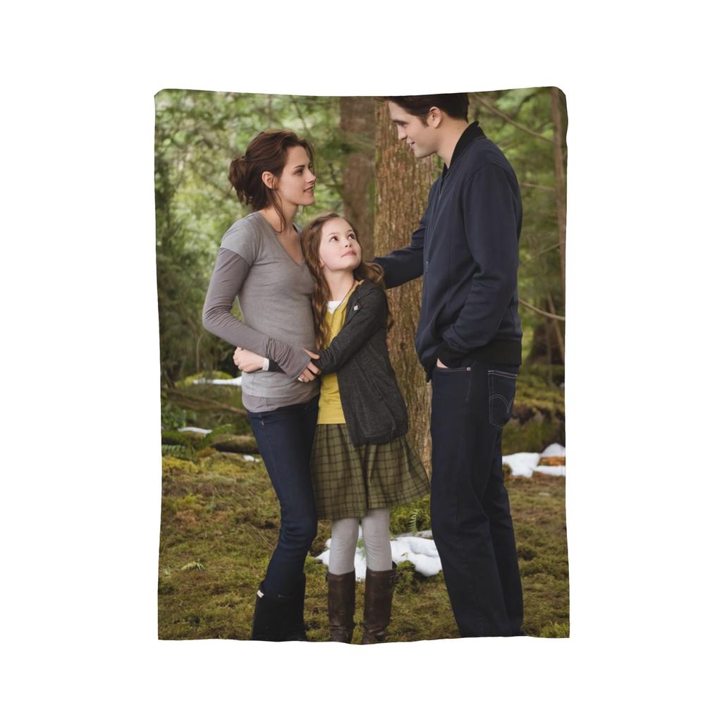 Twilight Blankets Flannel Printed Portable Lightweight Thin Throw Blankets for Sofa Car Bedspread