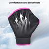 1 Pair Swimming Gloves Adjustable Men Women Aquatic Swim Training Glove Webbed Fitness Water Resistance Training Hand Fins Paddles Swimming Gear