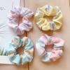 Hair Scrunchies Glossy Cloth Soft Lightweight Comfortable Elastic Hair Tie for Parties Daily Wear
