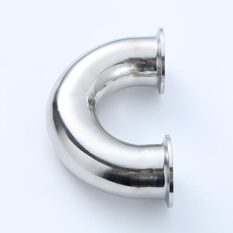 51 мм O/D 2" Tri Clamp 304 нержавеющая сталь санитарный наконечник 180 градусов обратный изгиб колено три клевера трубный фитинг для домашнего пивоварения