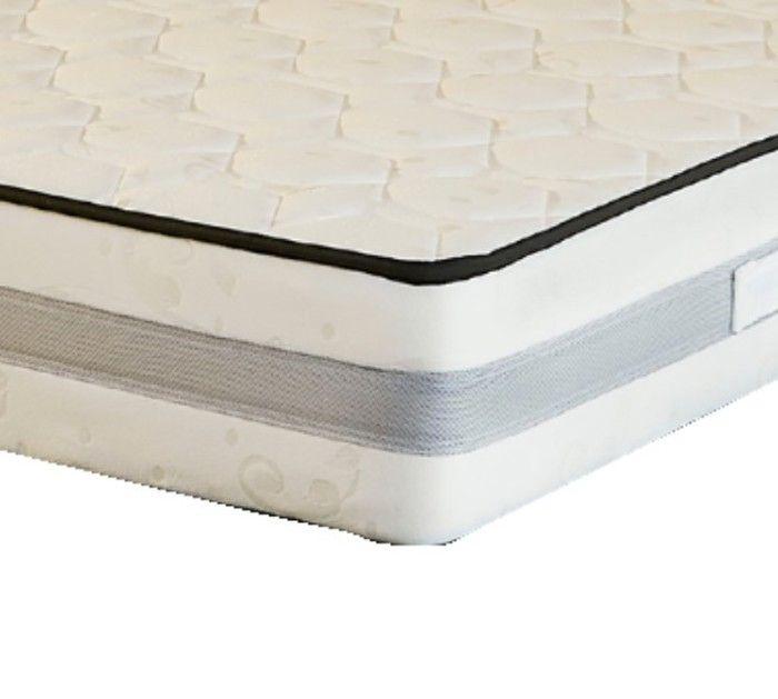 Memory Foam Mattress 65 Kg-m3 80x190 Cm Thickness 24 Cm Very Firm Visco Pillow - 7 Comfort Zones - High R Poly Latex Core