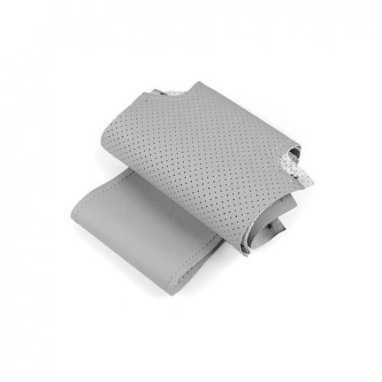 Перфорированная кожаная оплетка руля для Toyota Land Cruiser Prado 120 04-09