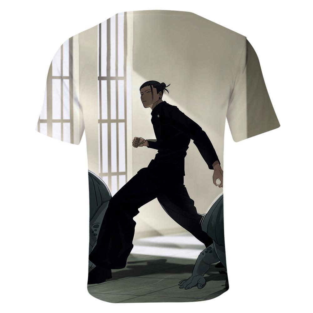 Модная футболка с 3D принтом «дзюдзюцу кайсен» для мальчиков и девочек, летняя дышащая уличная одежда, мужская одежда, мужская/женская футболка с короткими рукавами