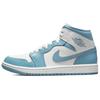 Air 1 Mid University Blue Women Sneakers White Sail Worn-Blue BQ6472-141