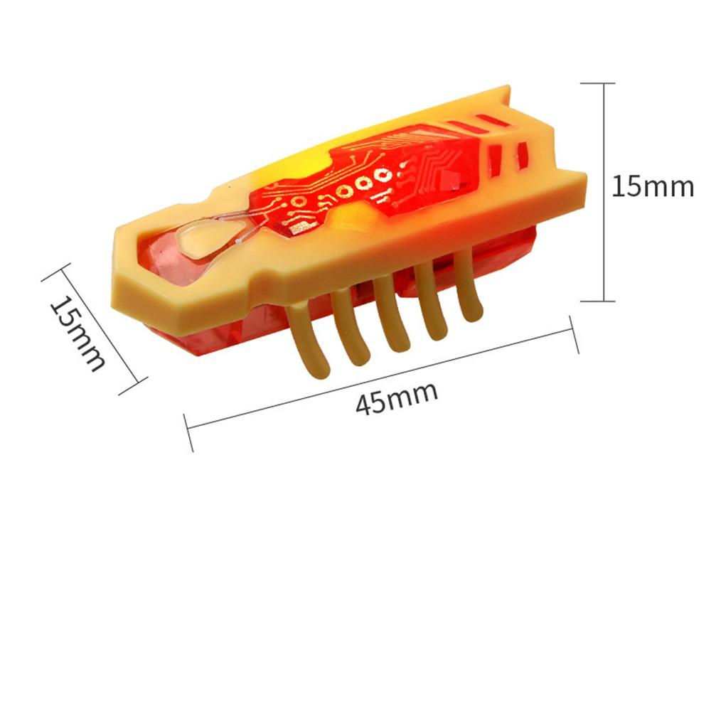Игрушки для домашних животных, интерактивная мини-электрическая светящаяся игрушка-жук, игрушка для кошек, побег из препятствий, автоматическая флип-игрушка, вибрационный жук на батарейках