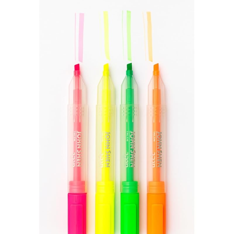 Accuprints Pack Of 4 Highlighters Pen Pastel Highlighter Set Cute Highlighters Pens For Study Highlighter Stationary Ite