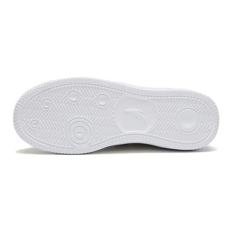 Anta Удобные универсальные амортизирующие нескользящие низкие детские кроссовки для скейтбординга детские кроссовки белые 332328003S-5