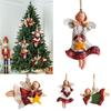 Resin Angel Christmas Tree Decoration Ornament Home Hanging Party Gifts Props