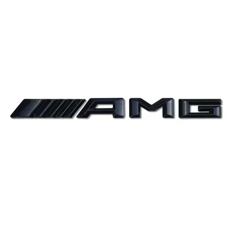 For Benz 3D Metal Car Rear Letter Emblem Trunk Sticker For benz AMG C E S GLE CLC Class W204 W203 W205 W124 W221 W213 W212 BMN1