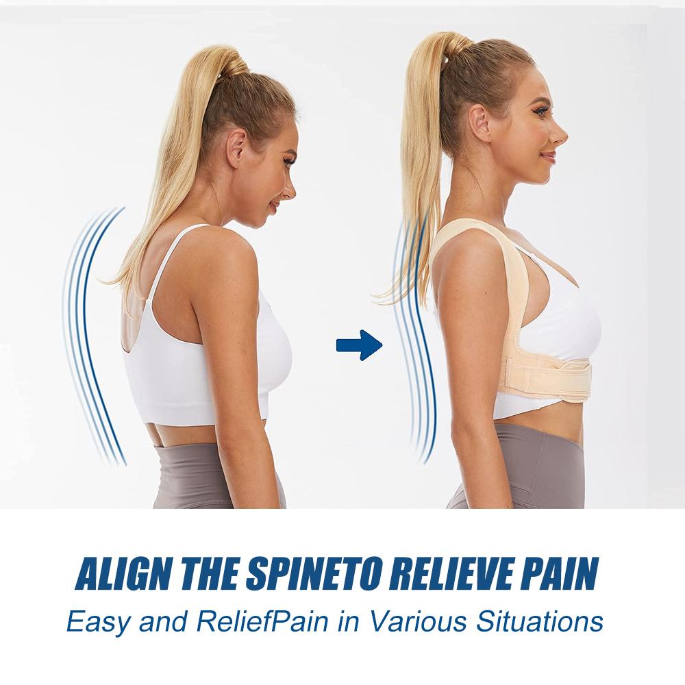 Регулируемый корректор осанки, дышащий корсет для верхней части спины, выпрямитель для шеи, плеч, ключицы, поясницы, облегчение боли