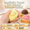Super Soft Ice Cream Bread Squeeze Toy Anxiety Relief Slow Rebound Fidget Toy  Home Decoration